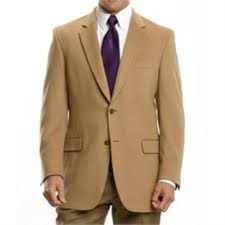 Ferrecci Men's Tan Two-Button Suit